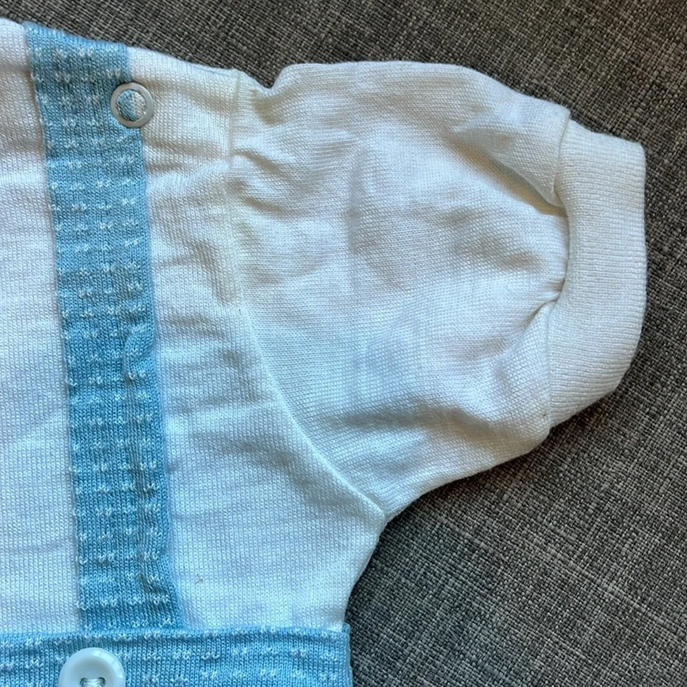 Health-Tex Vintage Baby Romper Blue